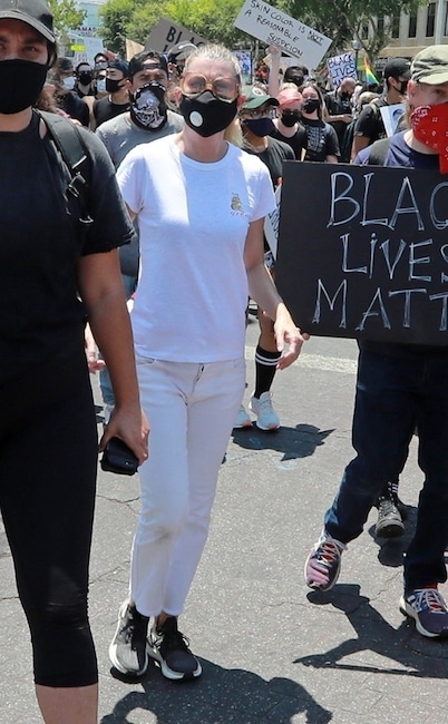 Ellen Pompeo, protest